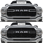 2019-2024 Dodge Ram 2500 / 3500 | Inner Front Grill Blackout Accent PreCut Vinyl Wrap