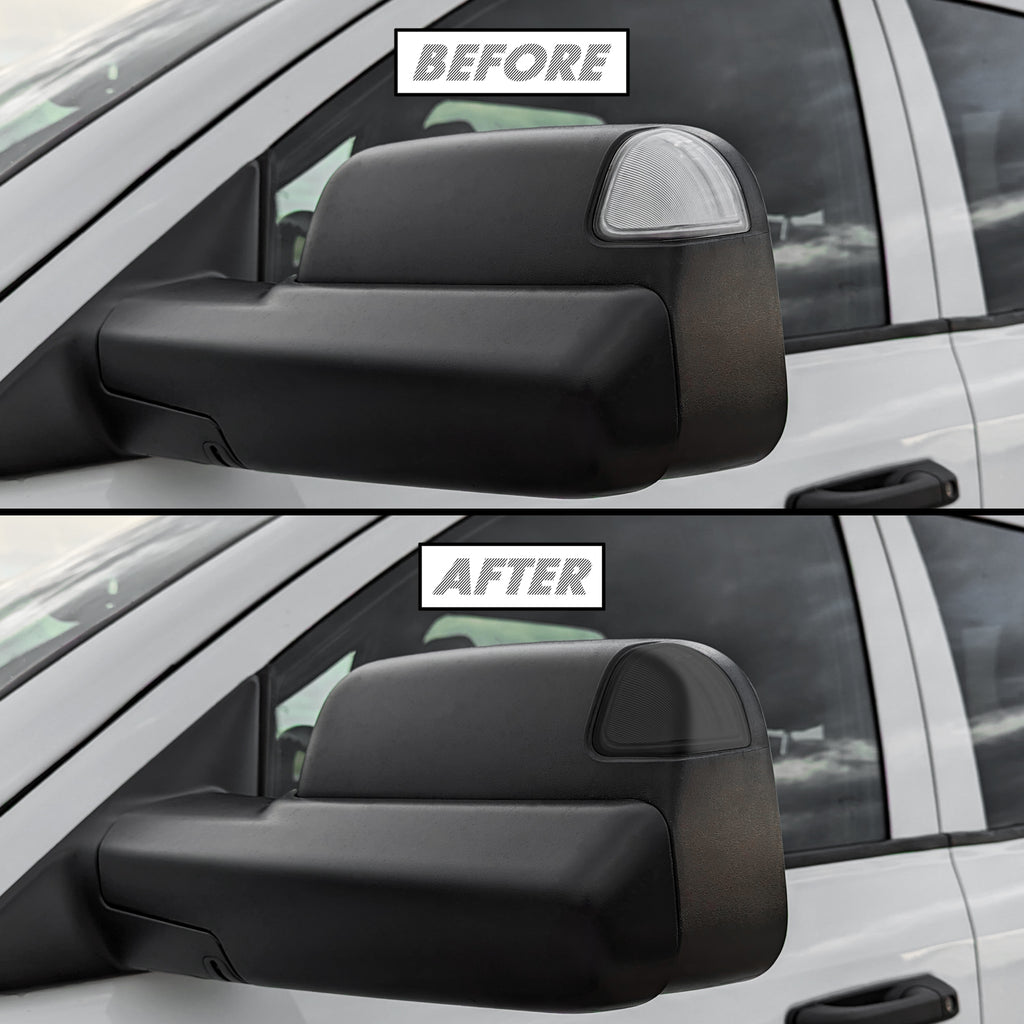 2019-2024 Dodge Ram | Towing Mirror Turn Signal PreCut Tint Overlays