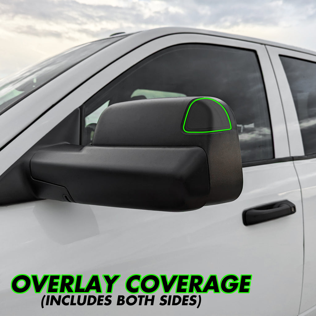 2019-2024 Dodge Ram | Towing Mirror Turn Signal PreCut Tint Overlays