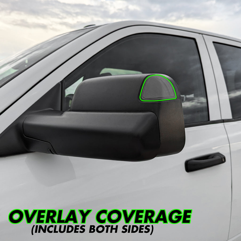 2019-2024 Dodge Ram | Towing Mirror Turn Signal PreCut Tint Overlays