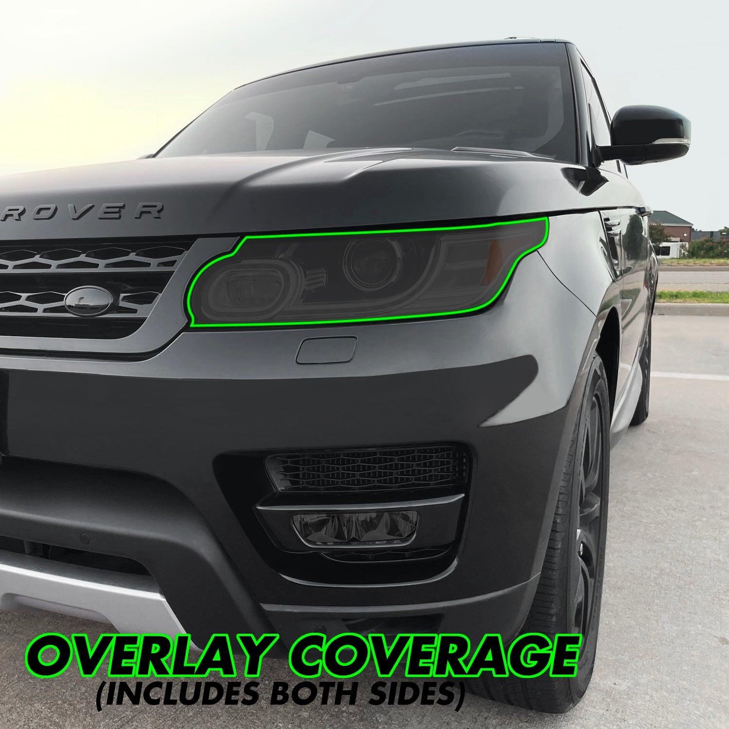 2014-2017 Land Rover Range Rover Sport | Headlight PreCut Tint Overlays
