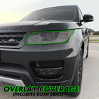 2014-2017 Land Rover Range Rover Sport | Headlight PreCut Tint Overlays