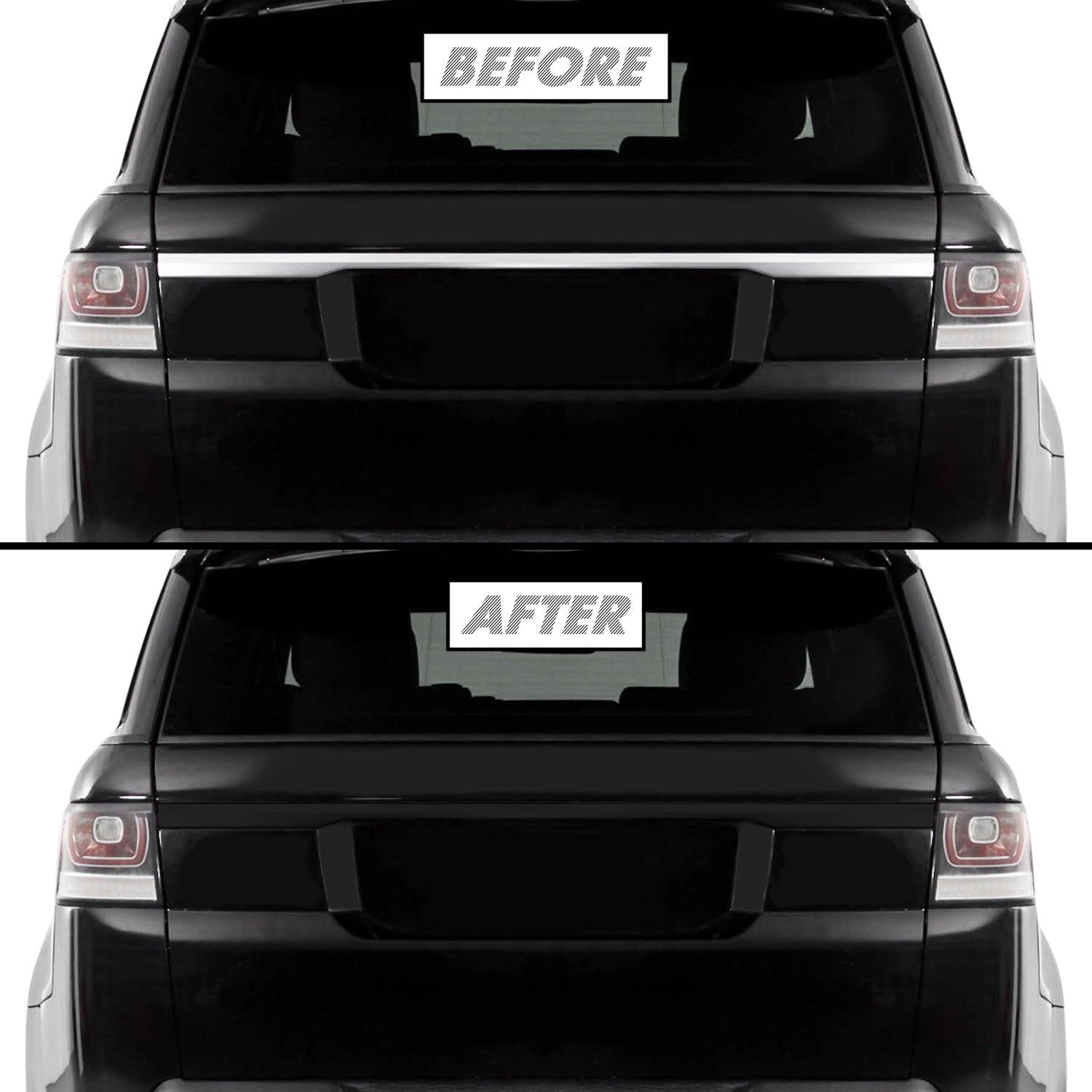 2014-2022 Land Rover Range Rover Sport | Tailgate Trim Chrome Delete PreCut Vinyl Wrap