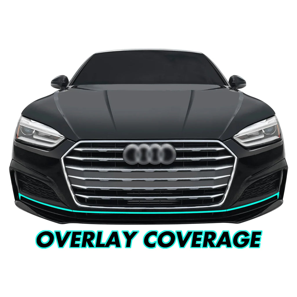 2018-2023 Audi A5 / S5 Coupe | Front Bumper Lower Lip Trim Chrome Delete PreCut Vinyl Wrap