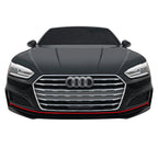 2018-2023 Audi A5 / S5 Coupe | Front Bumper Lower Lip Trim Chrome Delete PreCut Vinyl Wrap