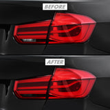 2016-2018 BMW 3 Series F30 Sedan | Reverse Light PreCut Tint Overlays