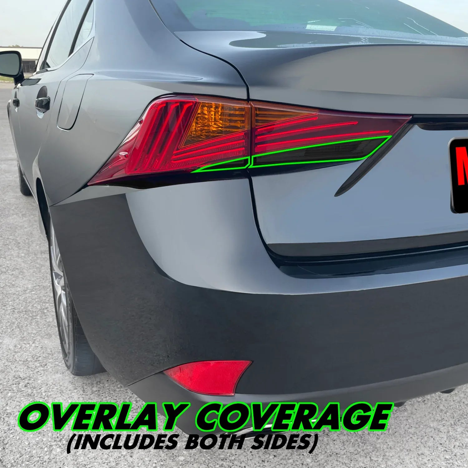 2017-2020 Lexus IS | Reverse Light PreCut Tint Overlays