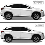2016-2022 Lexus RX | Window Trim Chrome Delete PreCut Vinyl Wrap