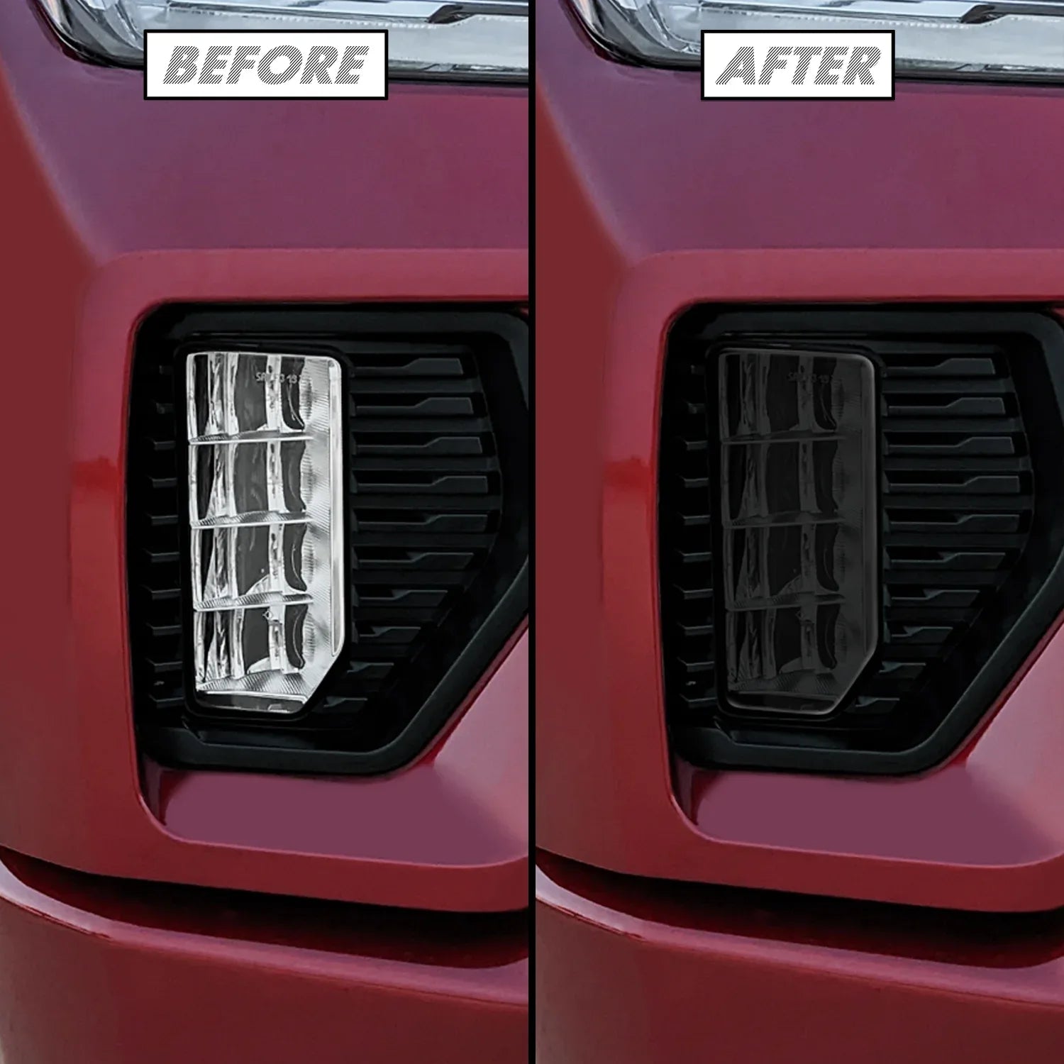 2019-2021 GMC Sierra 1500 | Fog Light PreCut Tint Overlays