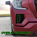 2019-2021 GMC Sierra 1500 | Fog Light PreCut Tint Overlays