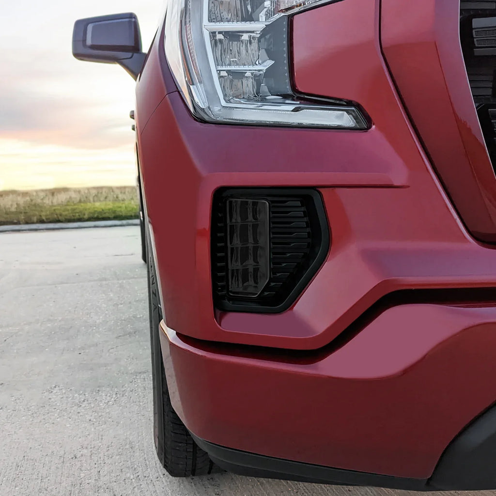 2019-2021 GMC Sierra 1500 | Fog Light PreCut Tint Overlays