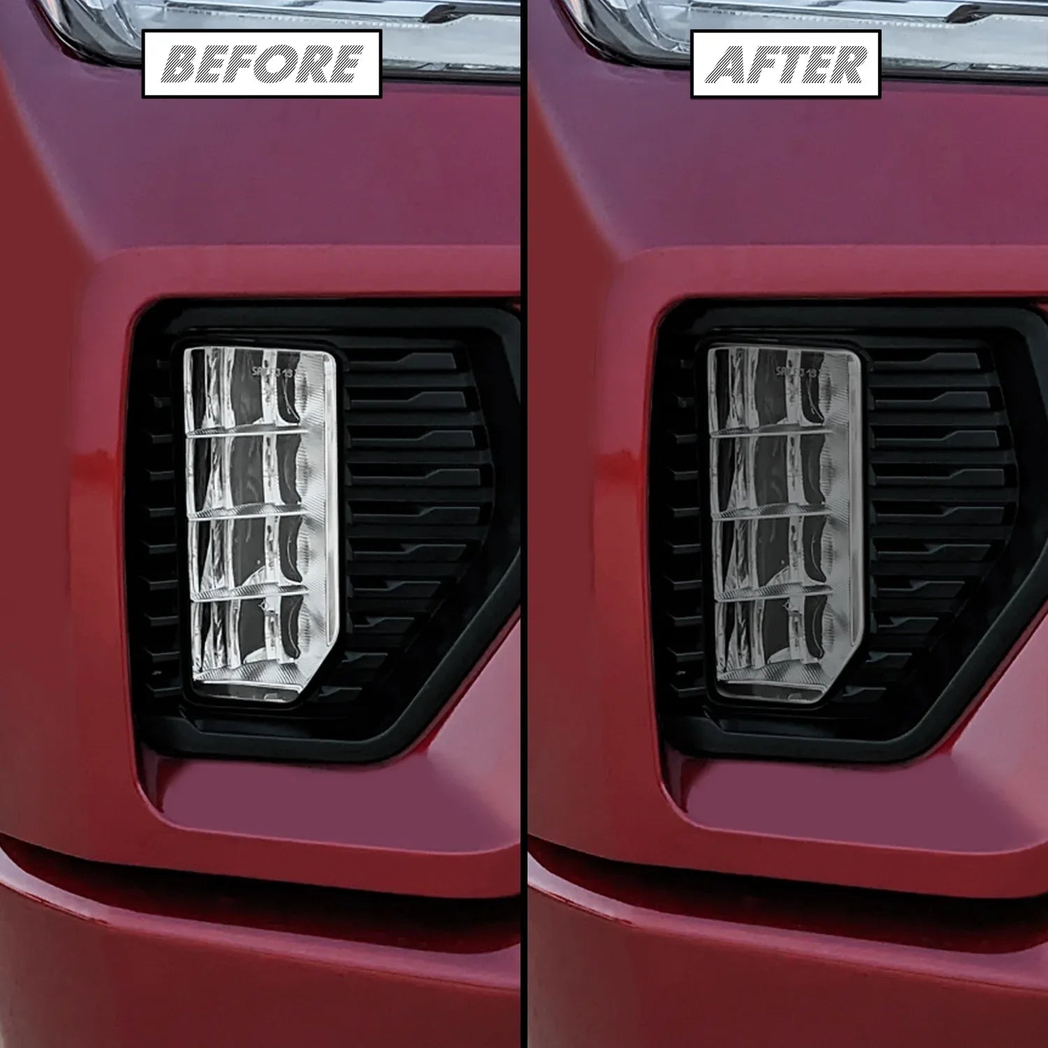 2019-2021 GMC Sierra 1500 | Fog Light PreCut Tint Overlays