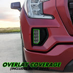 2019-2021 GMC Sierra 1500 | Fog Light PreCut Tint Overlays