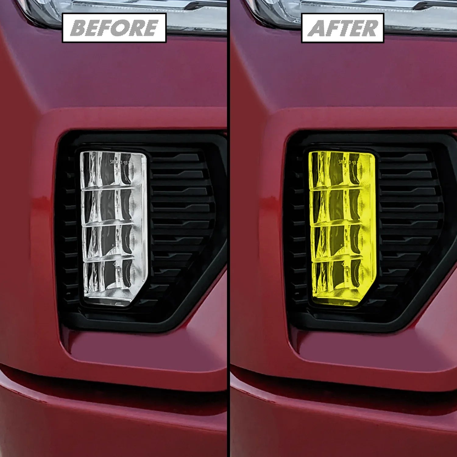 2019-2021 GMC Sierra 1500 | Fog Light PreCut Tint Overlays