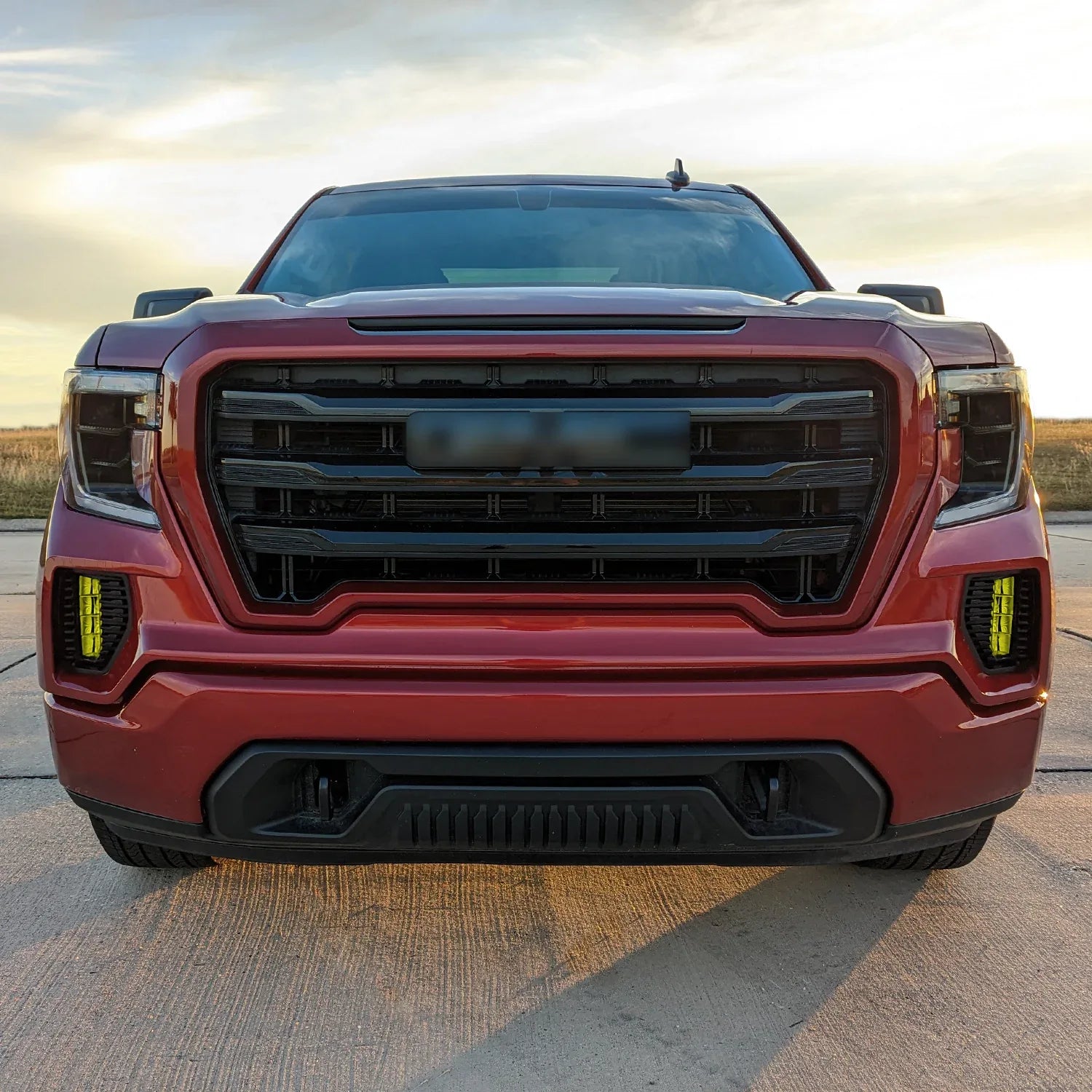 2019-2021 GMC Sierra 1500 | Fog Light PreCut Tint Overlays