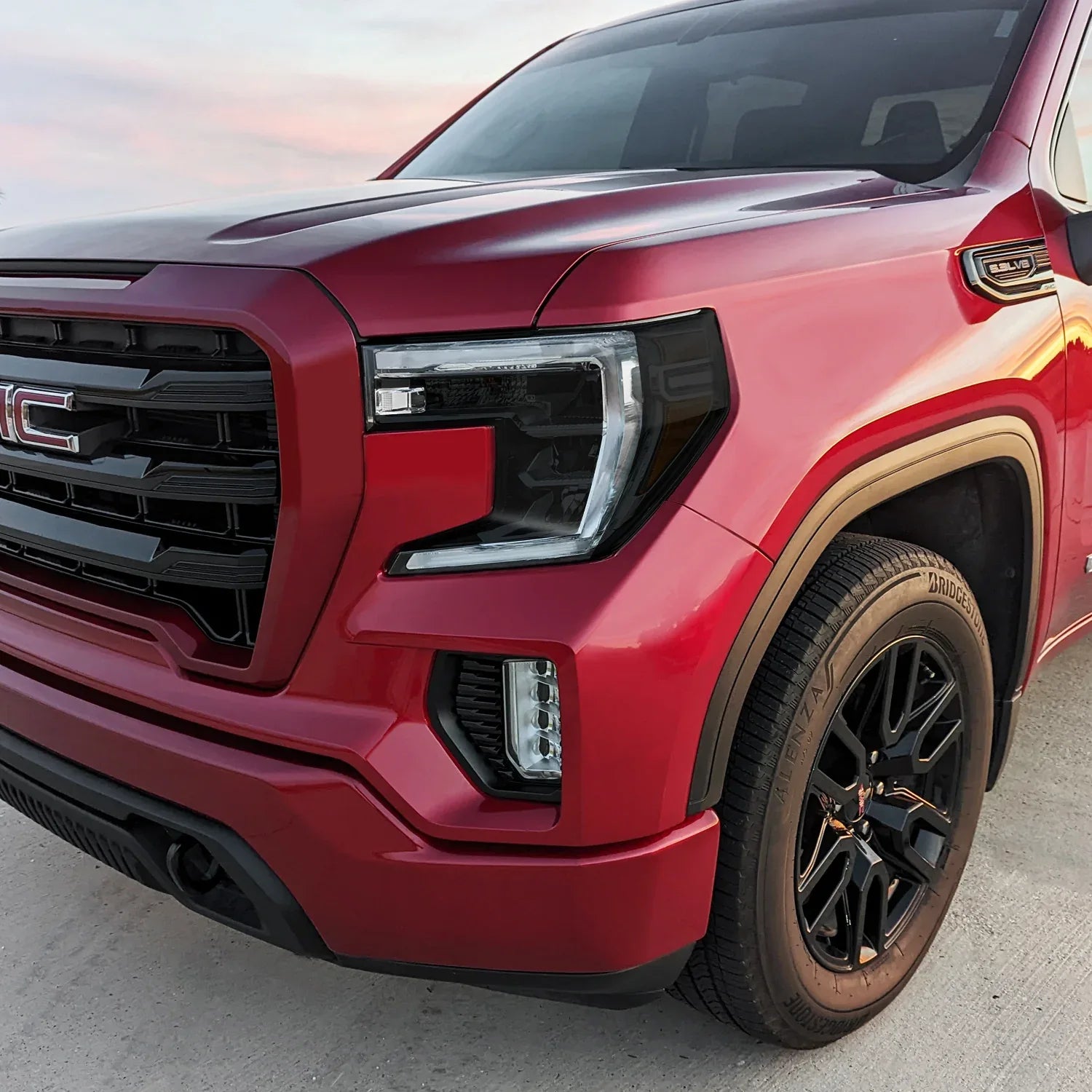 2019-2021 GMC Sierra 1500 | Headlight PreCut Tint Overlays
