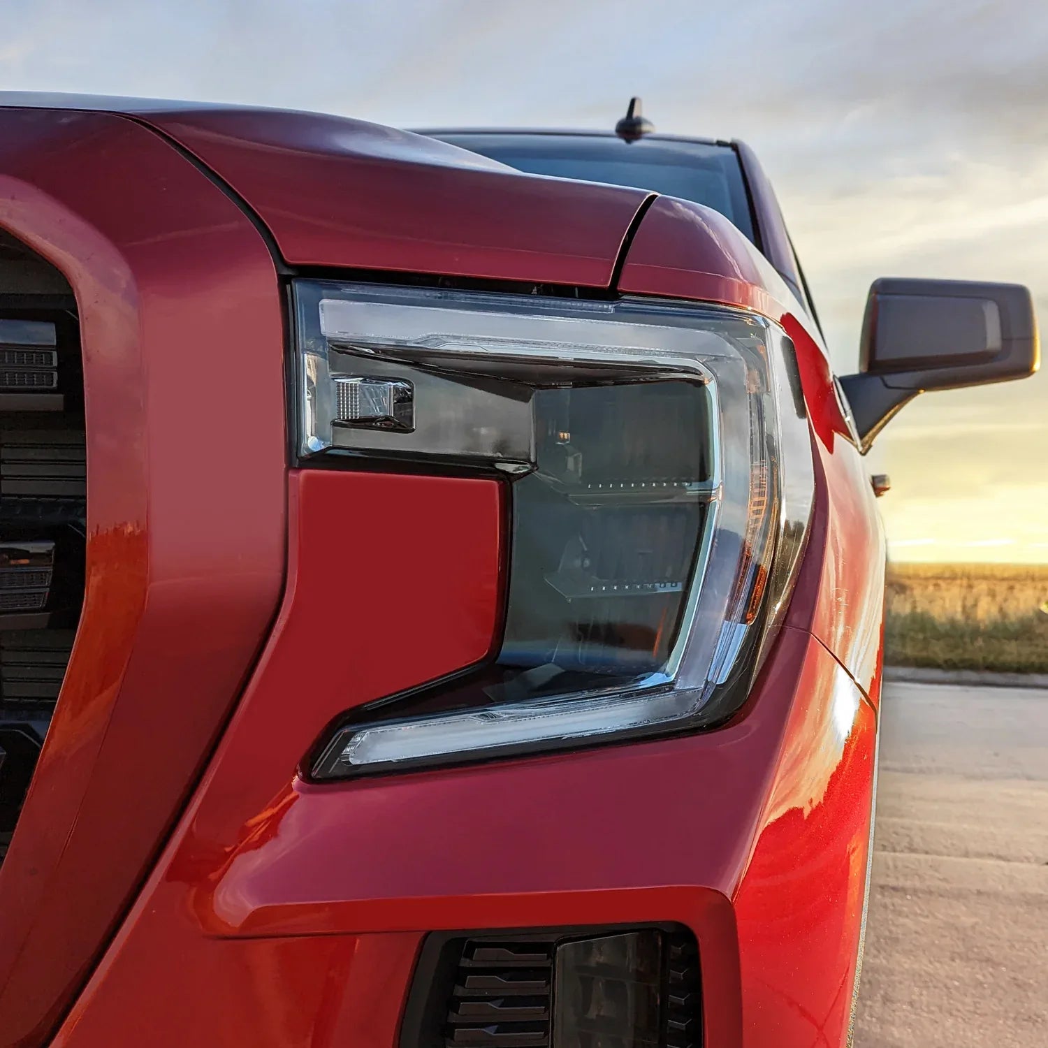 2019-2021 GMC Sierra 1500 | Headlight PreCut Tint Overlays