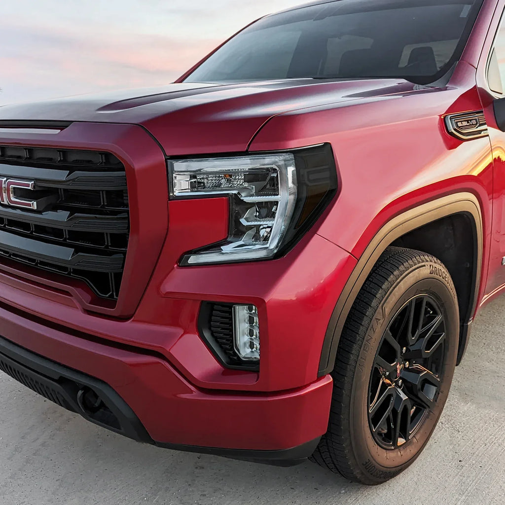 2019-2021 GMC Sierra 1500 | Headlight Side Marker PreCut Tint Overlays