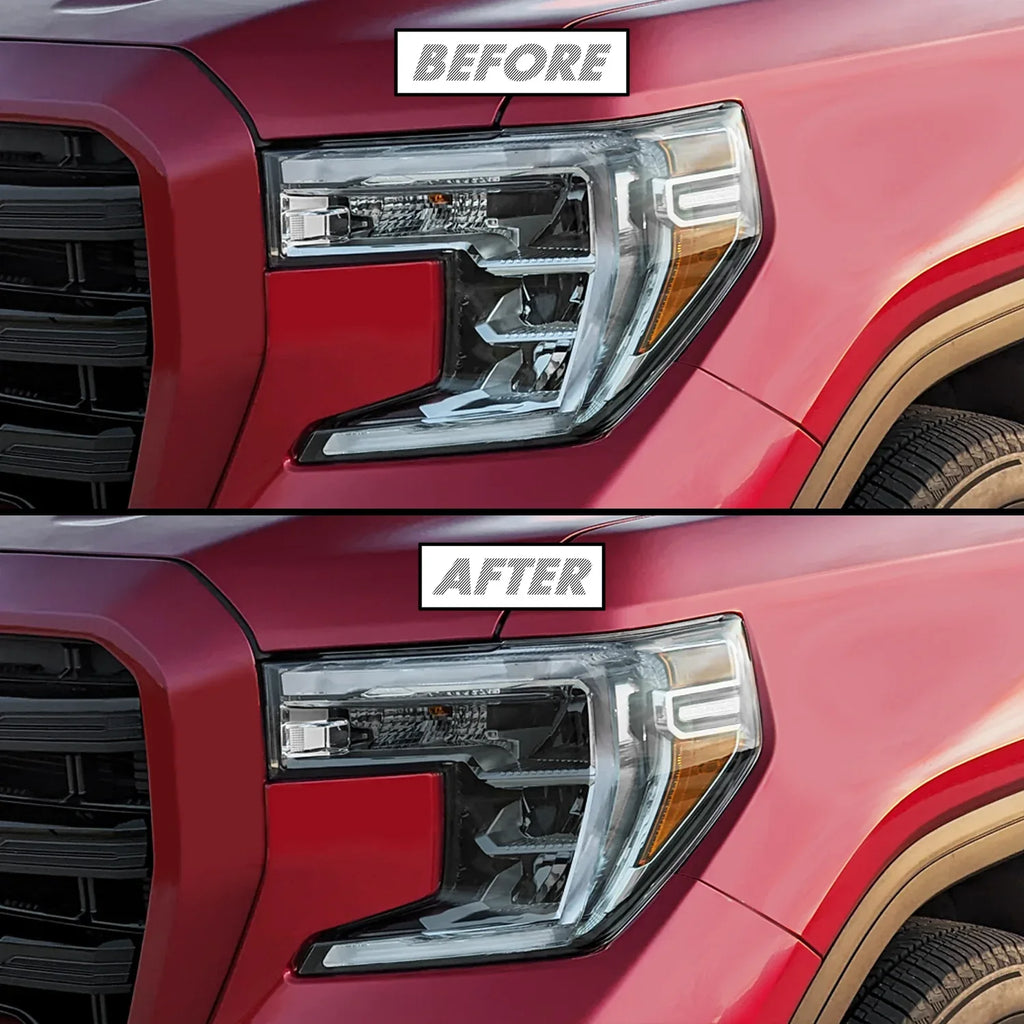 2019-2021 GMC Sierra 1500 | Inner Headlight PreCut Tint Overlays