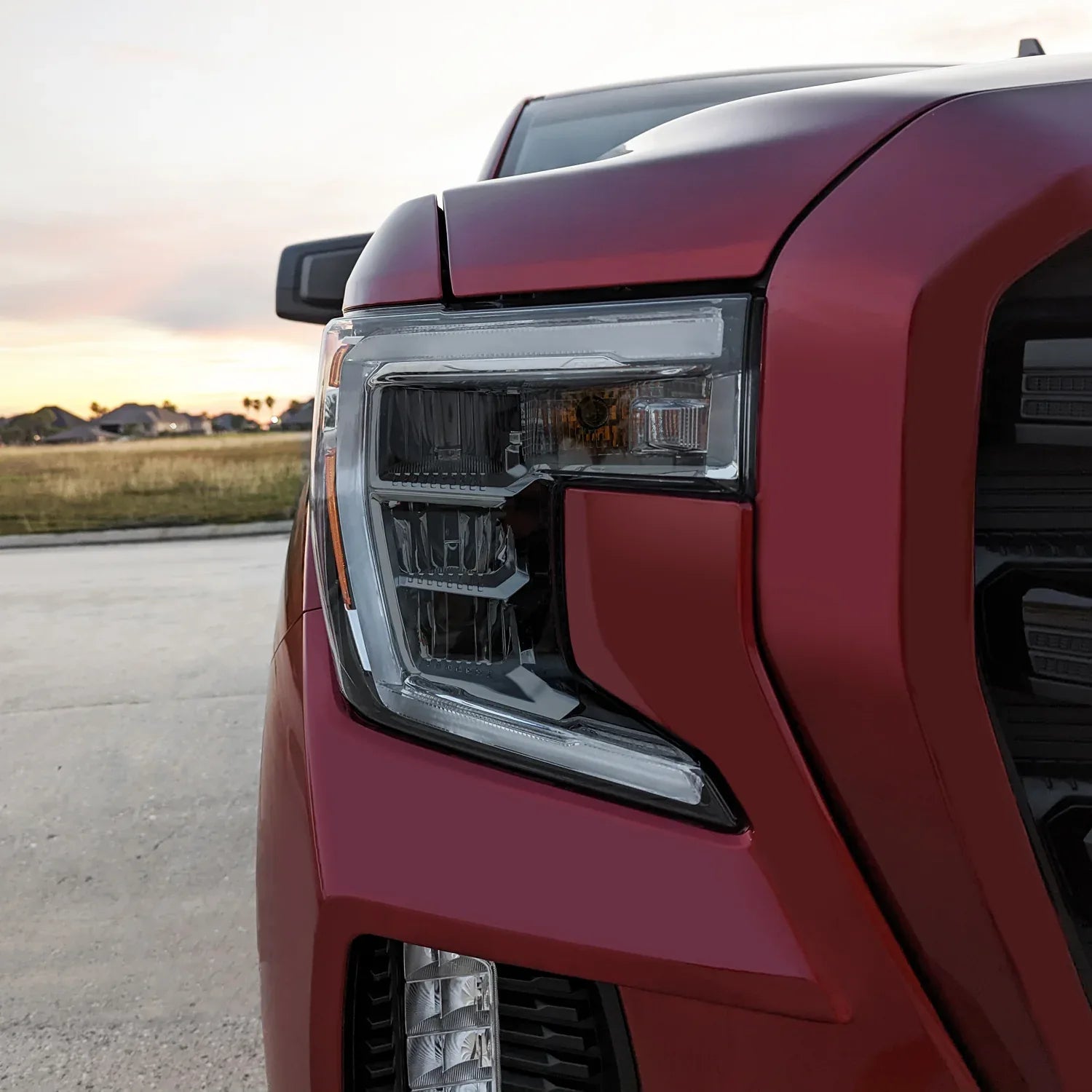2019-2021 GMC Sierra 1500 | Inner Headlight PreCut Tint Overlays