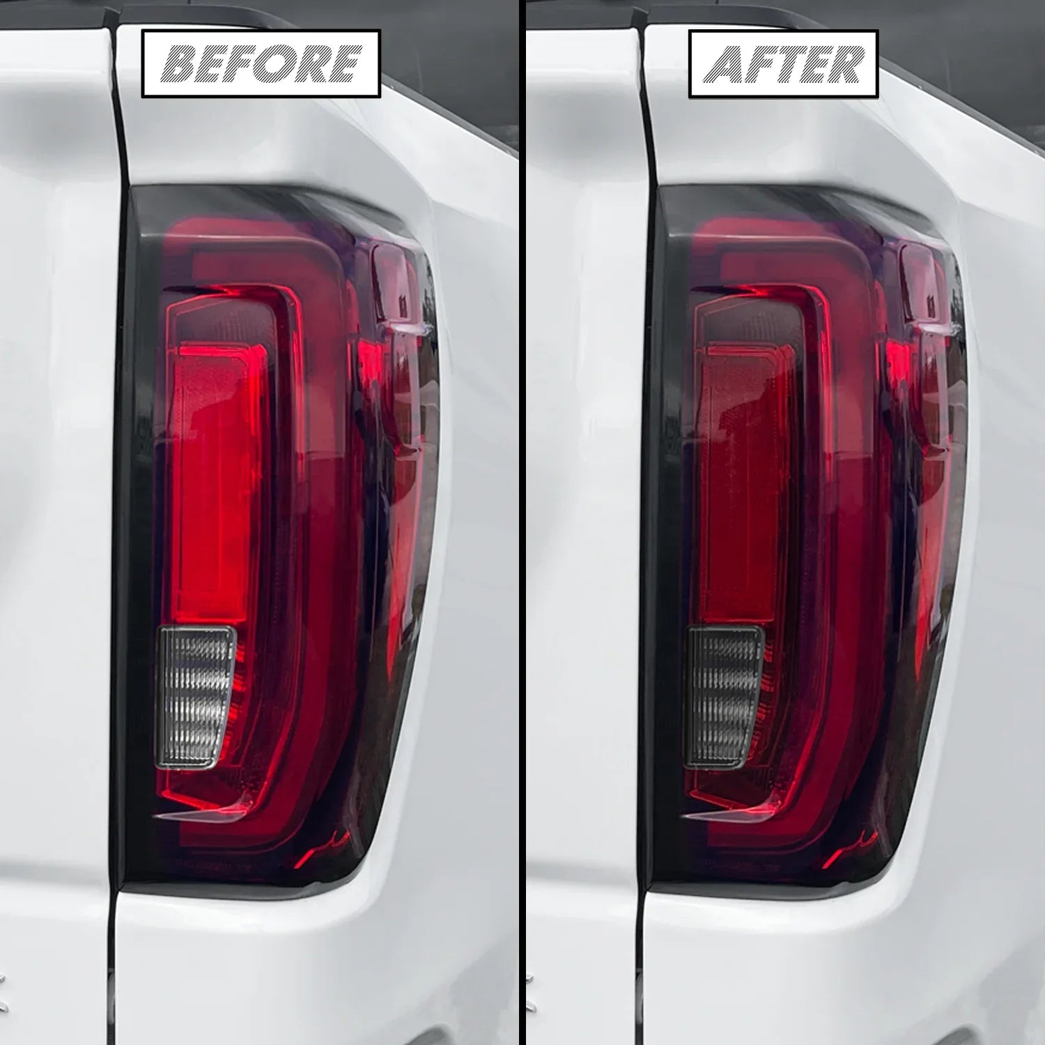 2019-2026 GMC Sierra 1500 | Inner Tail Light (LED) PreCut Tint Overlays