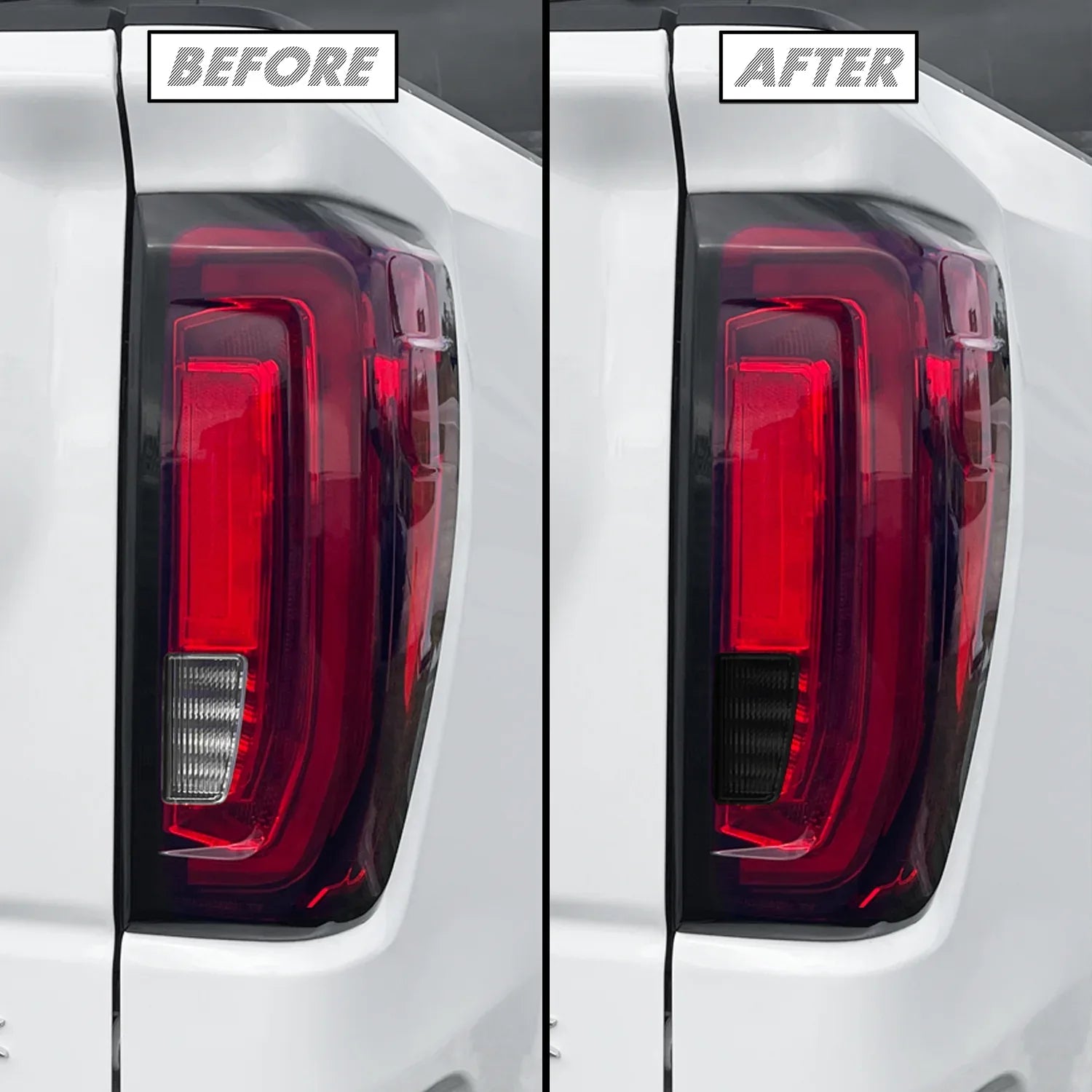 2019-2026 GMC Sierra 1500 | Reverse Light (LED) PreCut Tint Overlays