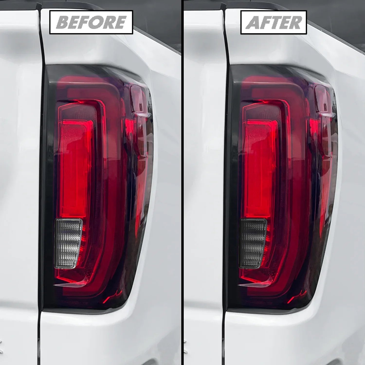2019-2026 GMC Sierra 1500 | Reverse Light (LED) PreCut Tint Overlays