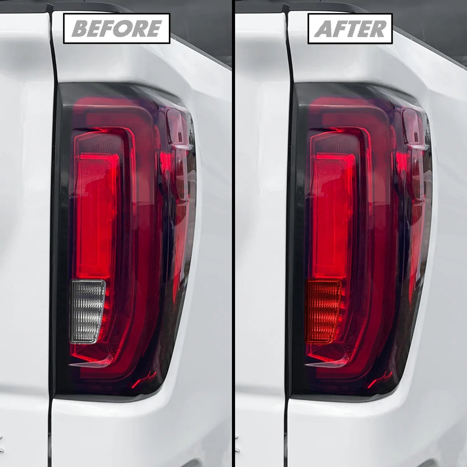 2019-2026 GMC Sierra 1500 | Reverse Light (LED) PreCut Tint Overlays