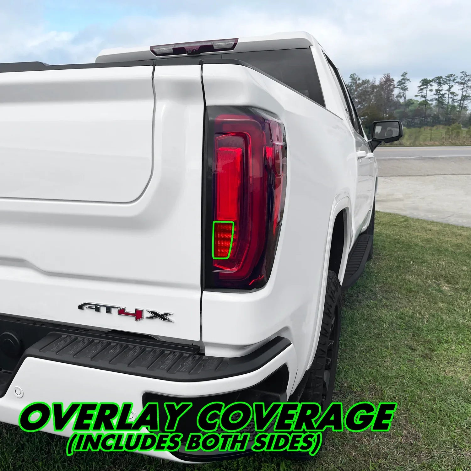 2019-2026 GMC Sierra 1500 | Reverse Light (LED) PreCut Tint Overlays