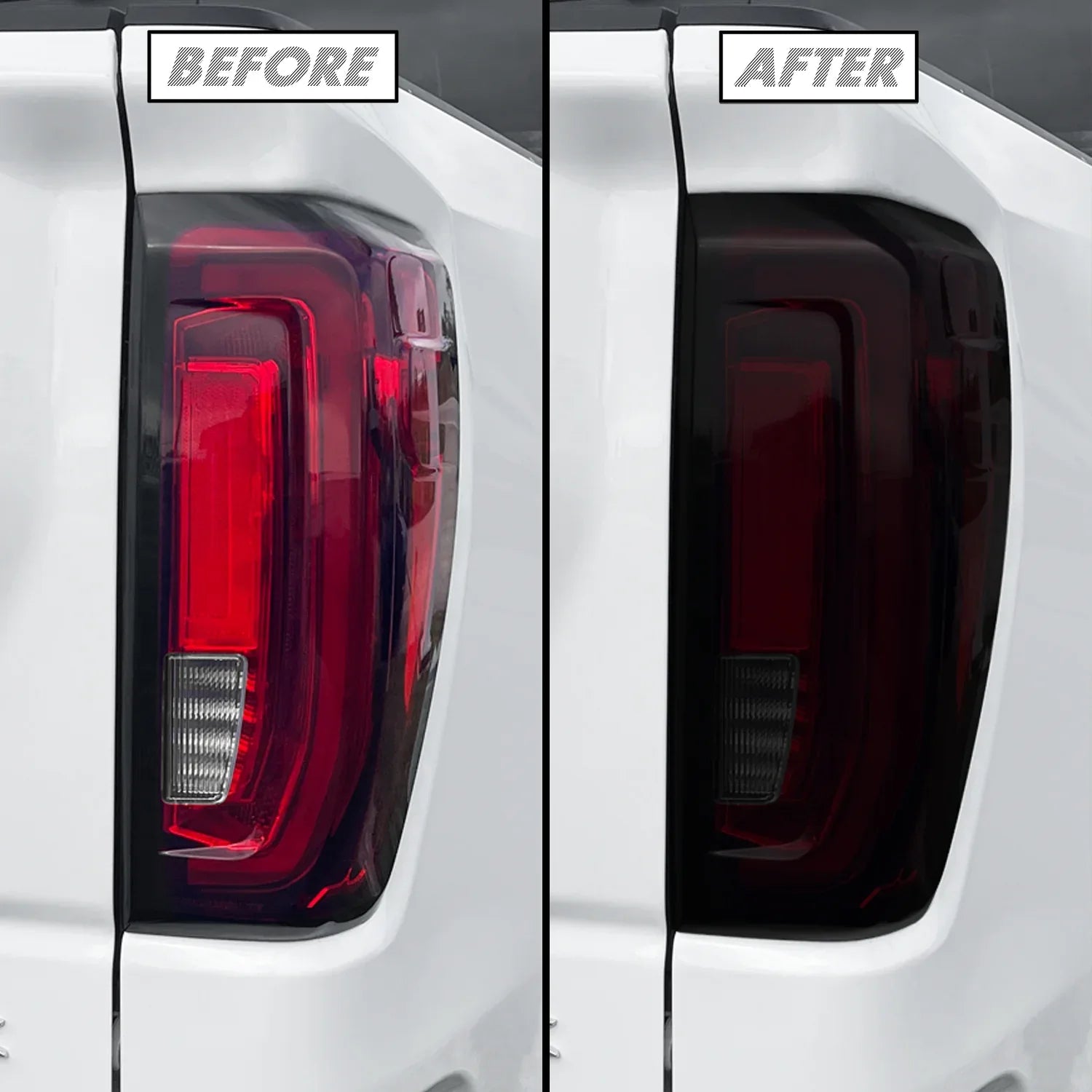 2019-2026 GMC Sierra 1500 | Tail Light (LED) PreCut Tint Overlays