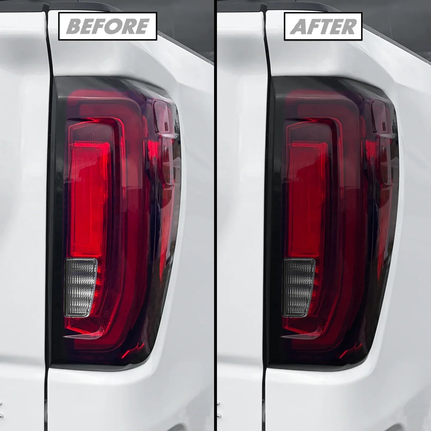 2019-2026 GMC Sierra 1500 | Tail Light (LED) PreCut Tint Overlays