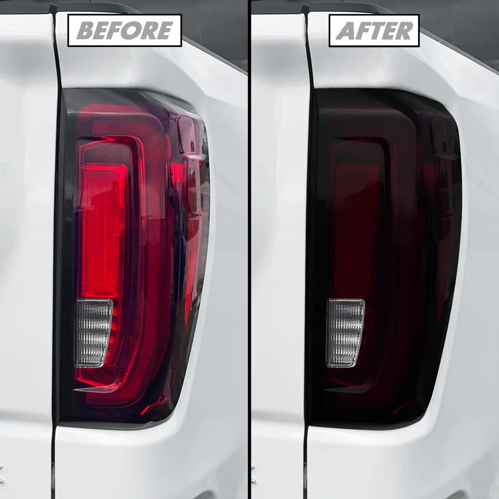 2019-2026 GMC Sierra 1500 | Tail Light Cutout (LED) PreCut Tint Overlays