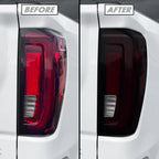 2019-2026 GMC Sierra 1500 | Tail Light Cutout (LED) PreCut Tint Overlays