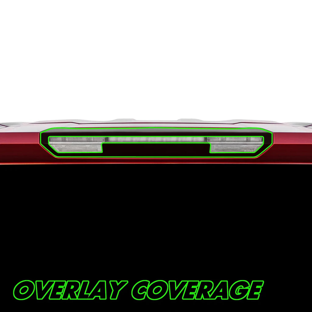 2019-2026 GMC Sierra 1500 | Third Brake Light Cutout PreCut Tint Overlays