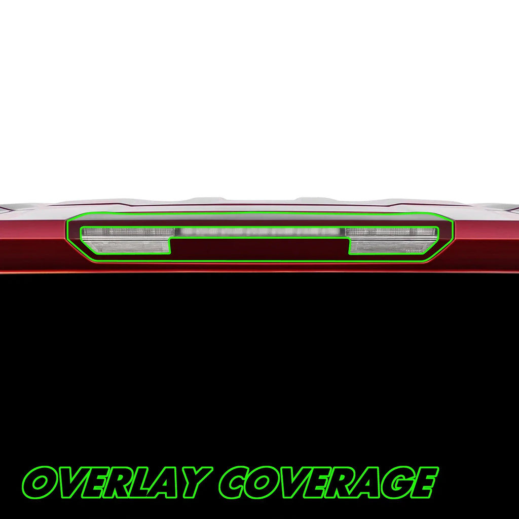 2019-2026 GMC Sierra 1500 | Third Brake Light Cutout PreCut Tint Overlays