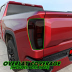 2019-2026 GMC Sierra 1500 | Tail Light (Non LED) PreCut Tint Overlays