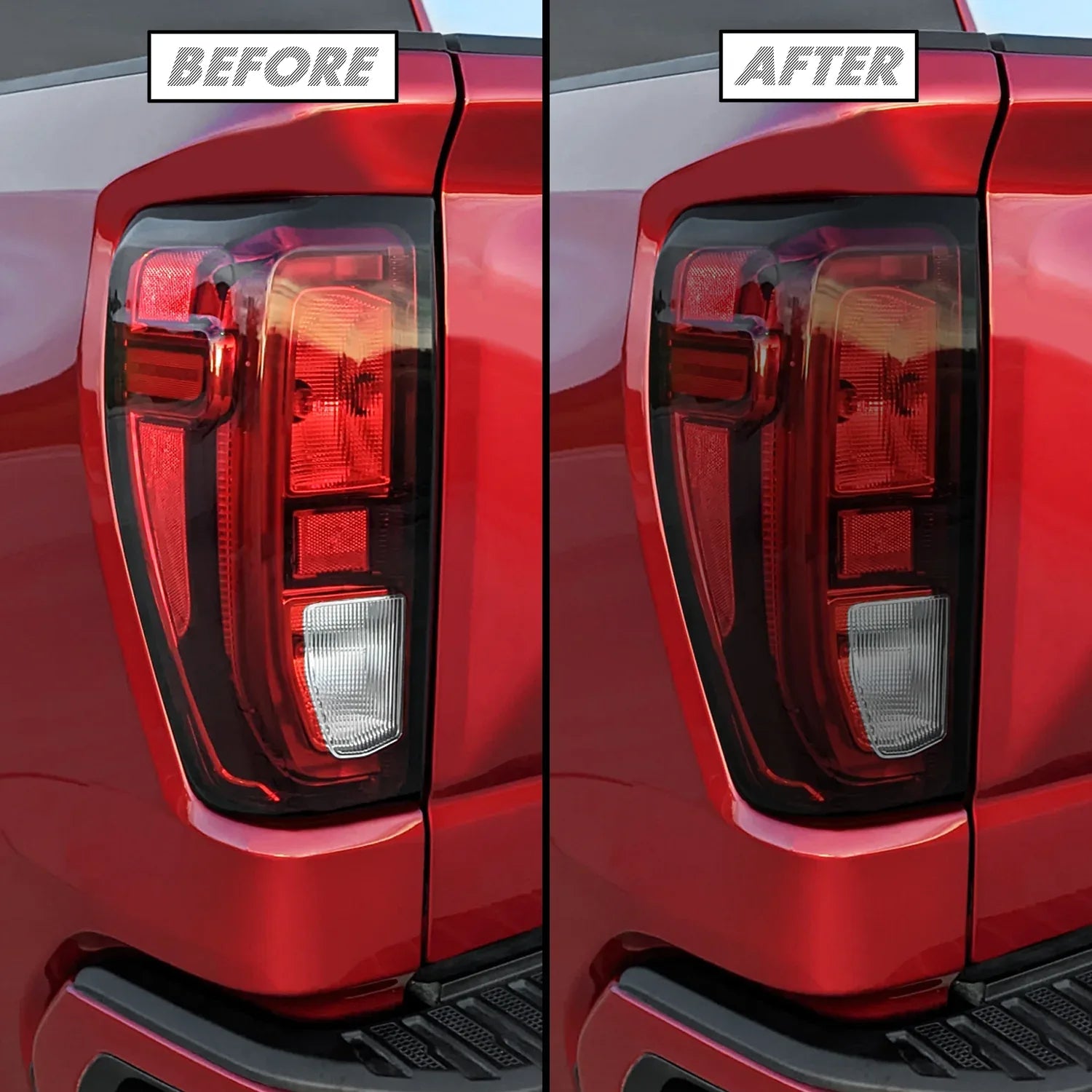 2019-2026 GMC Sierra 1500 | Tail Light (Non LED) PreCut Tint Overlays