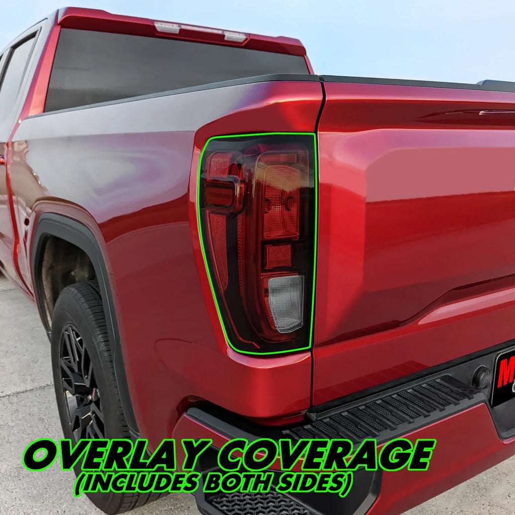 2019-2026 GMC Sierra 1500 | Tail Light (Non LED) PreCut Tint Overlays