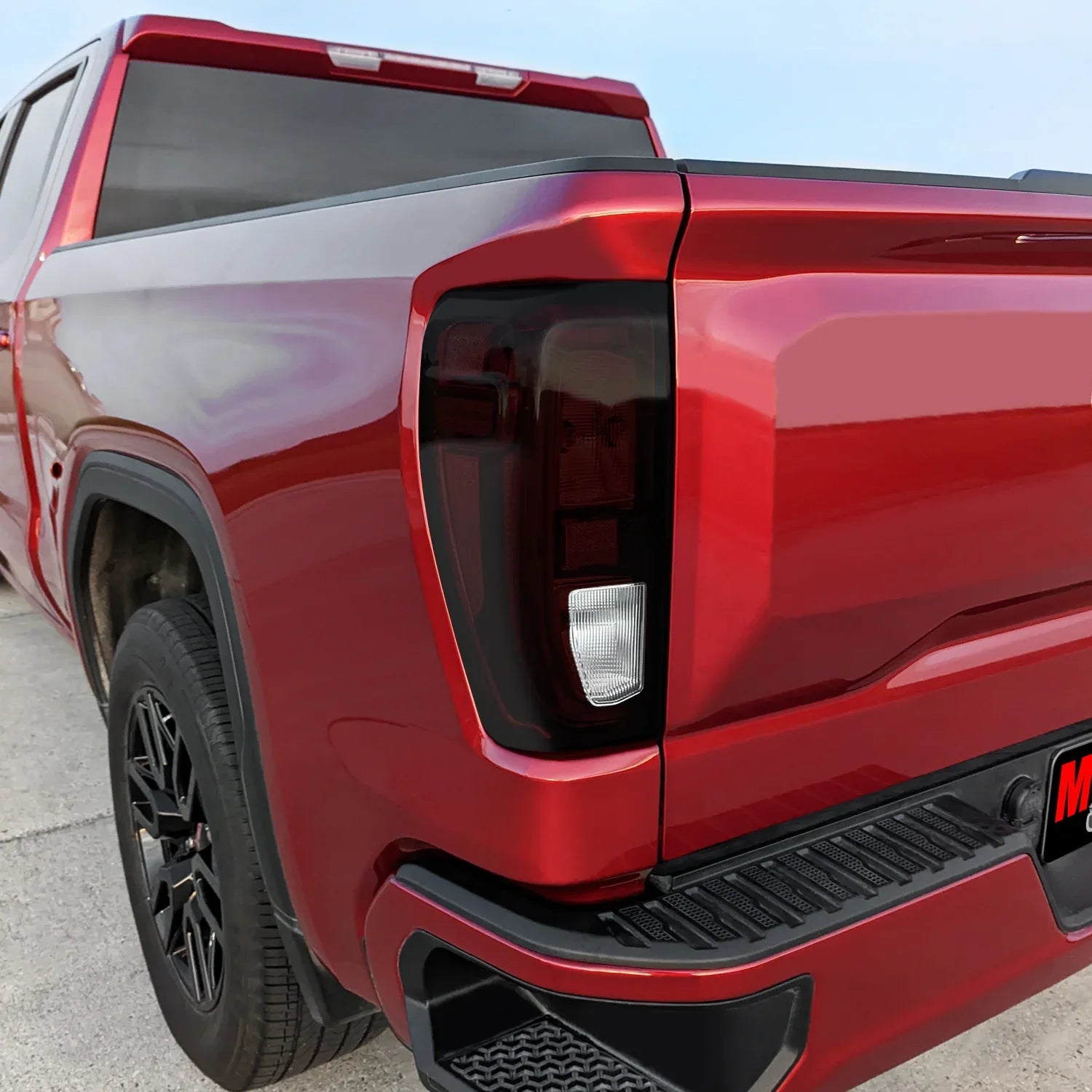 2019-2026 GMC Sierra 1500 | Tail Light Cutout (Non LED) PreCut Tint Overlays