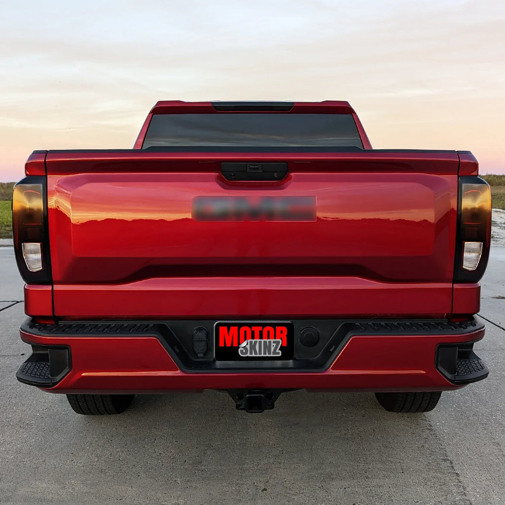 2019-2026 GMC Sierra 1500 | Tail Light Cutout (Non LED) PreCut Tint Overlays