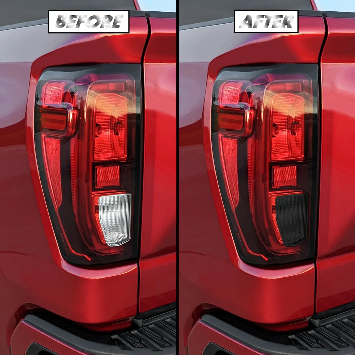 2019-2026 GMC Sierra 1500 | Reverse Light (Non LED) PreCut Tint Overlays
