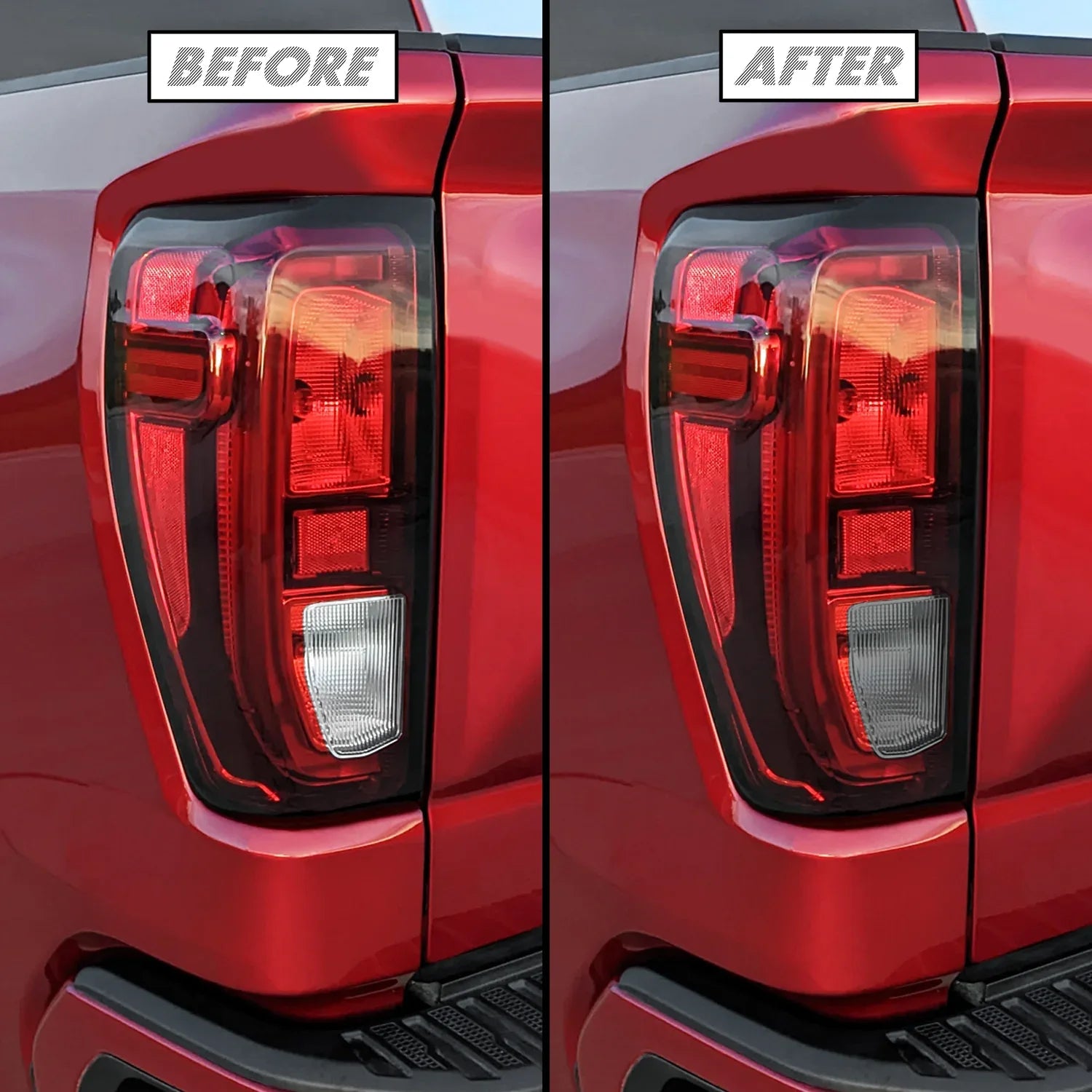 2019-2026 GMC Sierra 1500 | Reverse Light (Non LED) PreCut Tint Overlays