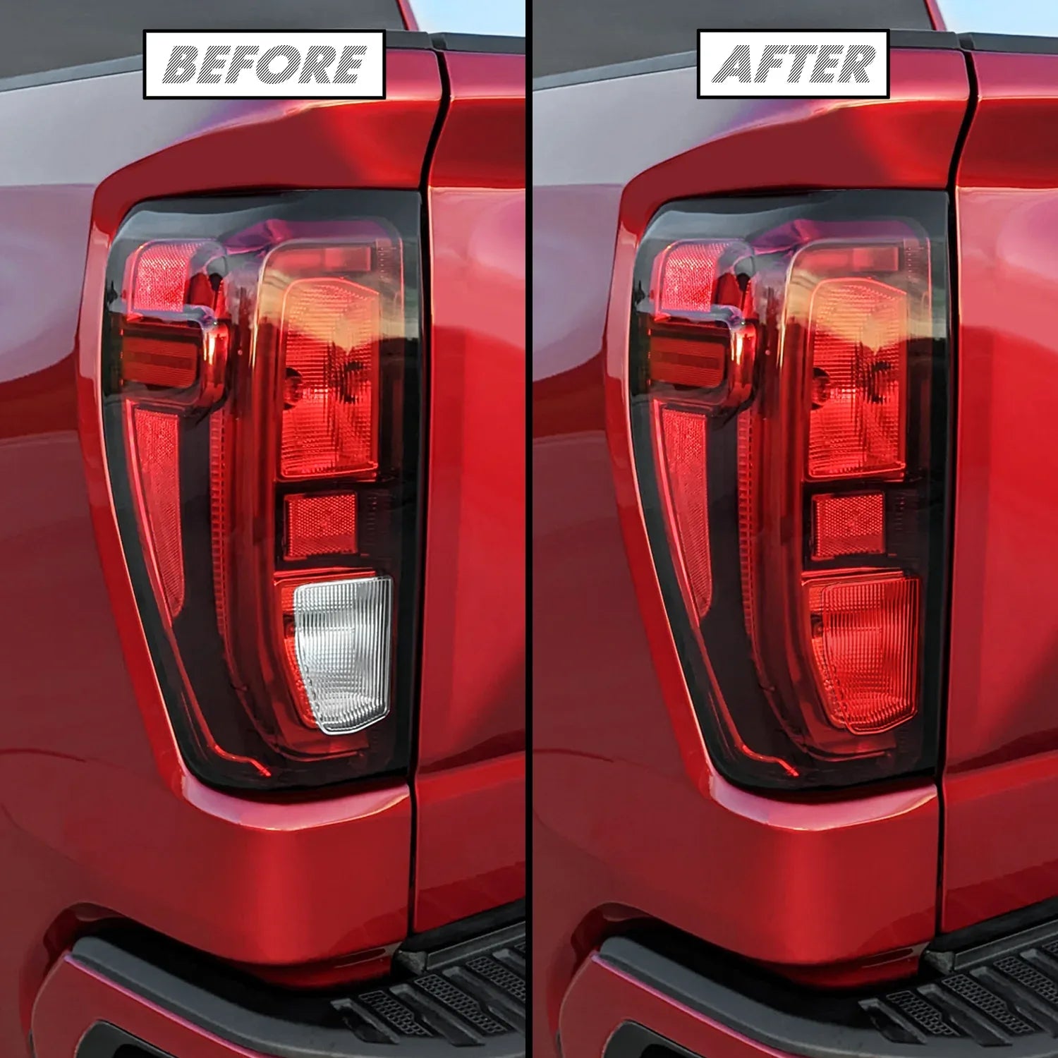 2019-2026 GMC Sierra 1500 | Reverse Light (Non LED) PreCut Tint Overlays