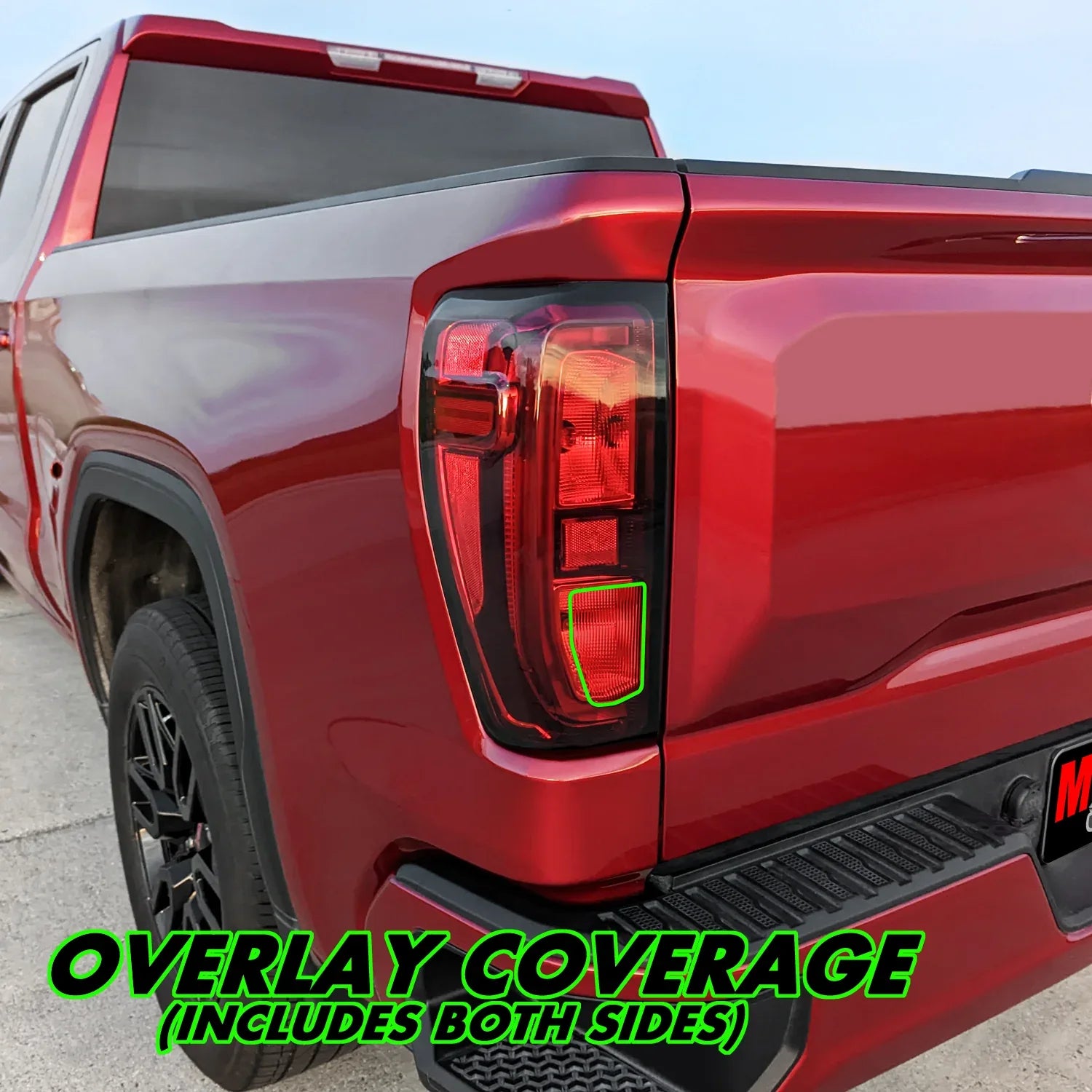 2019-2026 GMC Sierra 1500 | Reverse Light (Non LED) PreCut Tint Overlays