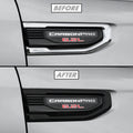 2019-2026 GMC Sierra 1500 | Fender Vent Trim Chrome Delete PreCut Vinyl Wrap