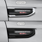 2019-2026 GMC Sierra 1500 | Fender Vent Trim Chrome Delete PreCut Vinyl Wrap