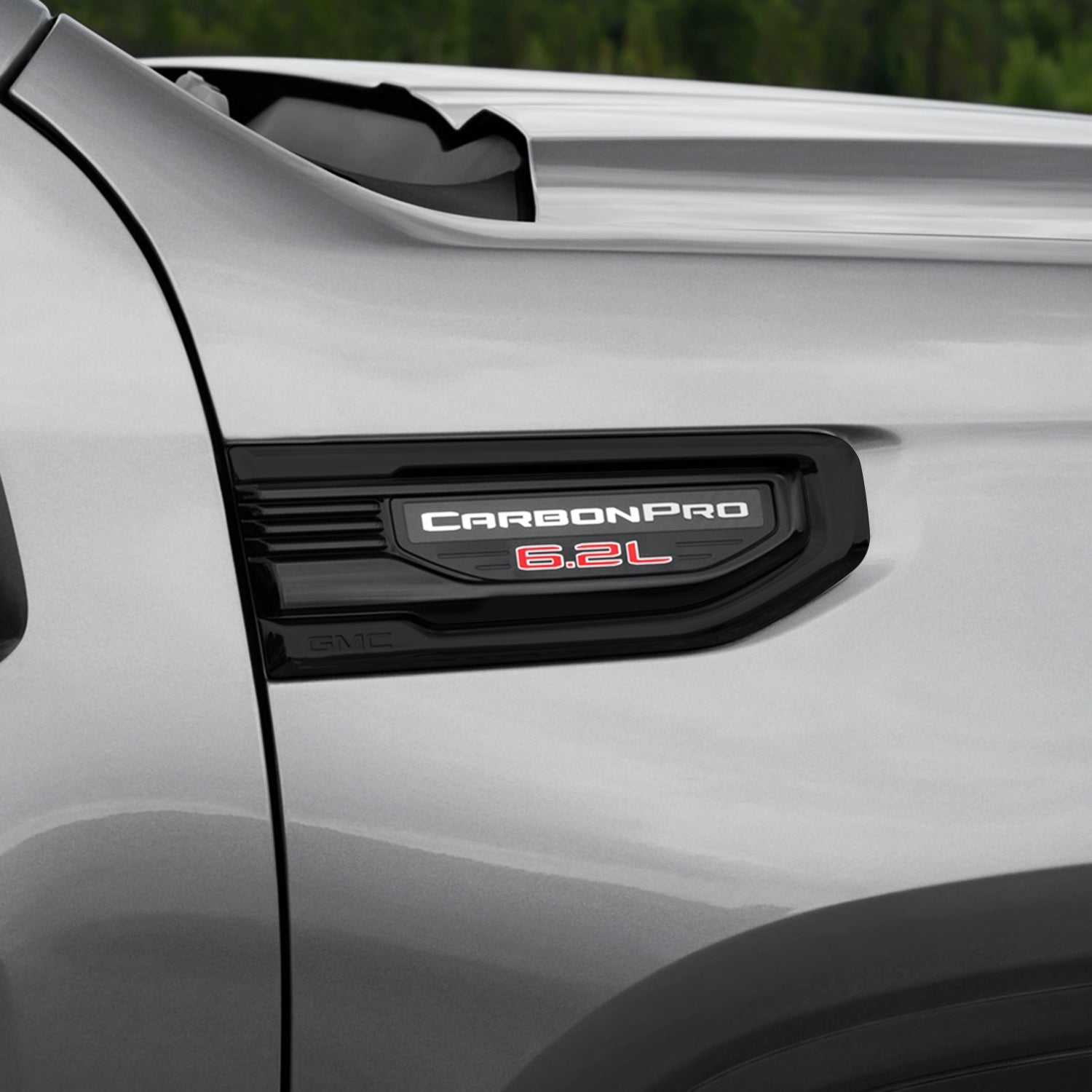2019-2026 GMC Sierra 1500 | Fender Vent Trim Chrome Delete PreCut Vinyl Wrap