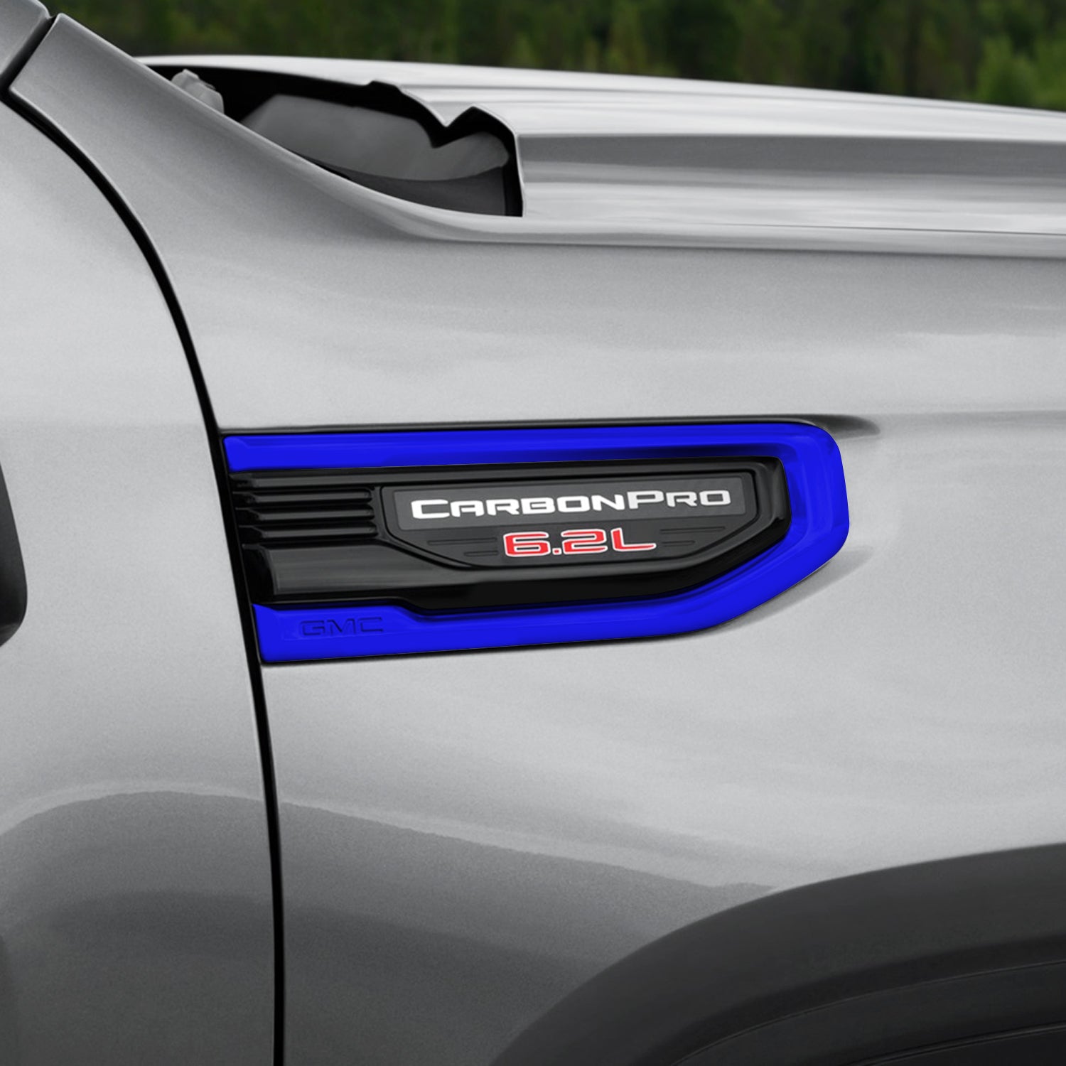 2019-2026 GMC Sierra 1500 | Fender Vent Trim Chrome Delete PreCut Vinyl Wrap