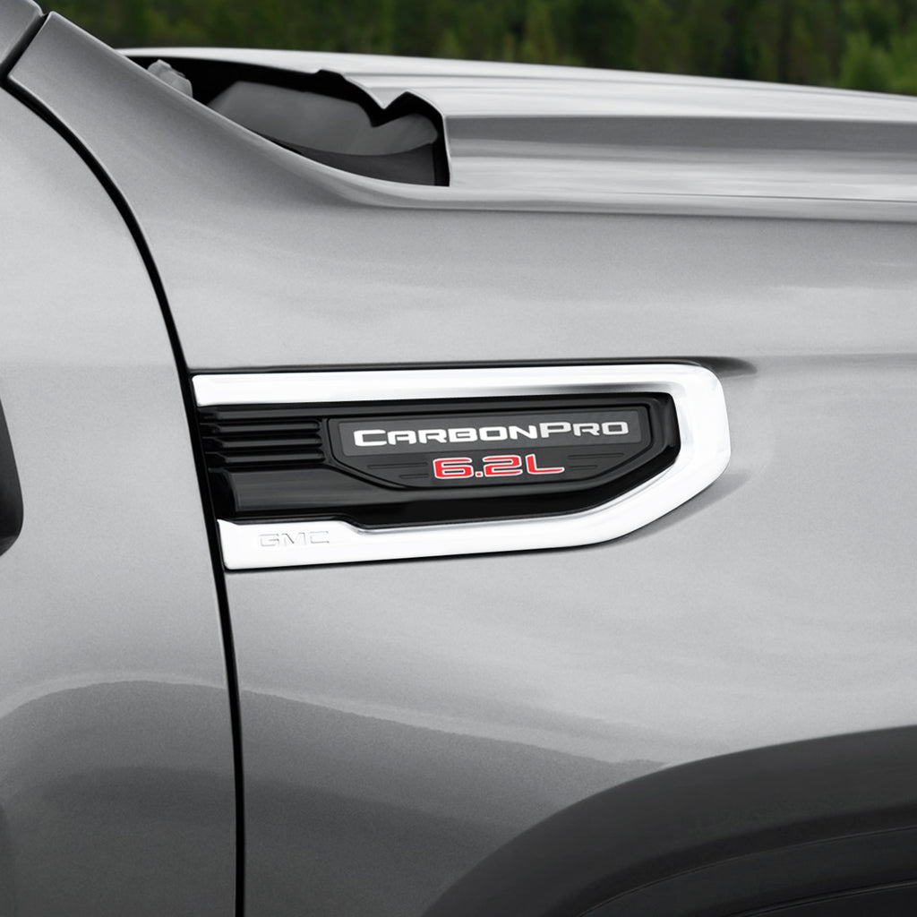 2019-2026 GMC Sierra 1500 | Fender Vent Trim Chrome Delete PreCut Vinyl Wrap