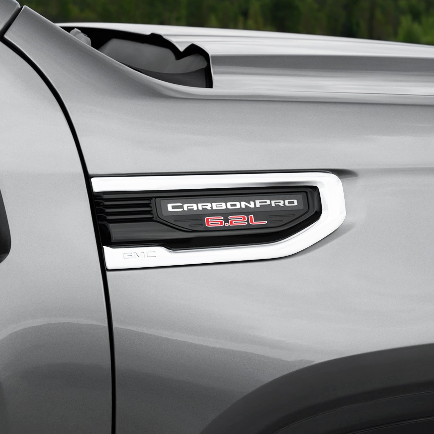 2019-2026 GMC Sierra 1500 | Fender Vent Trim Chrome Delete PreCut Vinyl Wrap